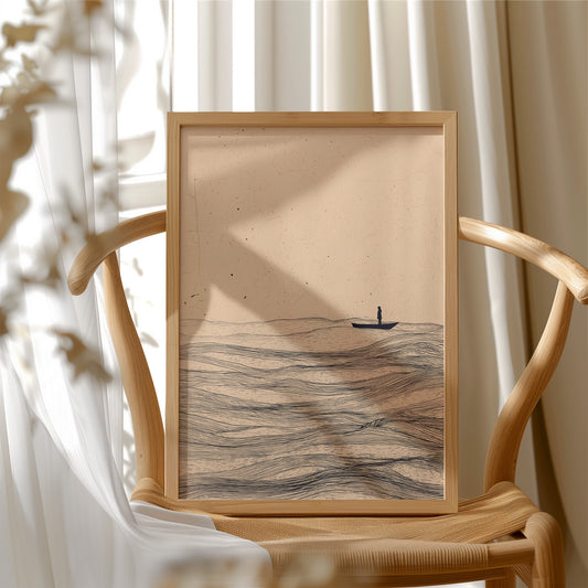 Solitary Voyage Through Endless Tides