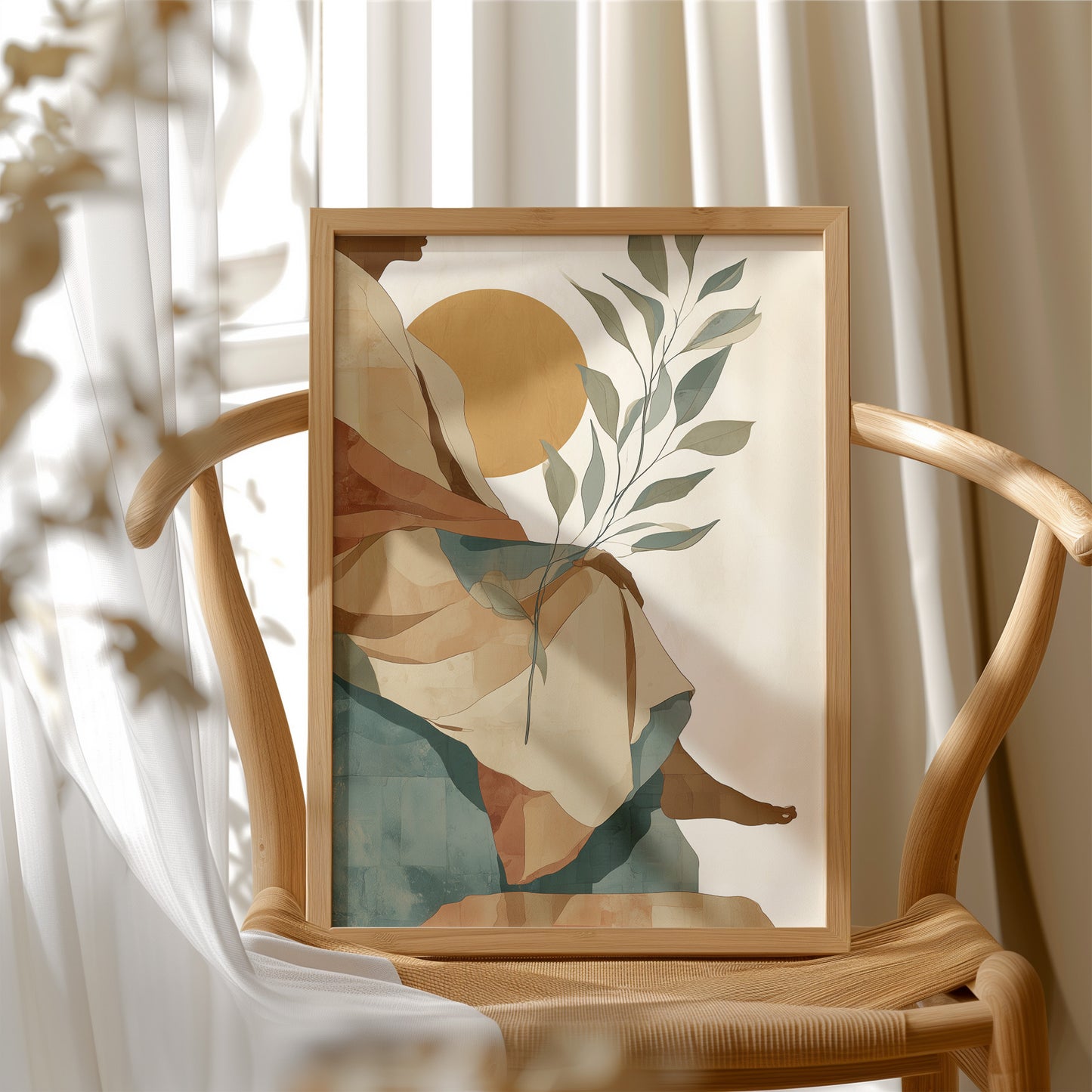 Golden Solitude Nurtures Tender Leaves