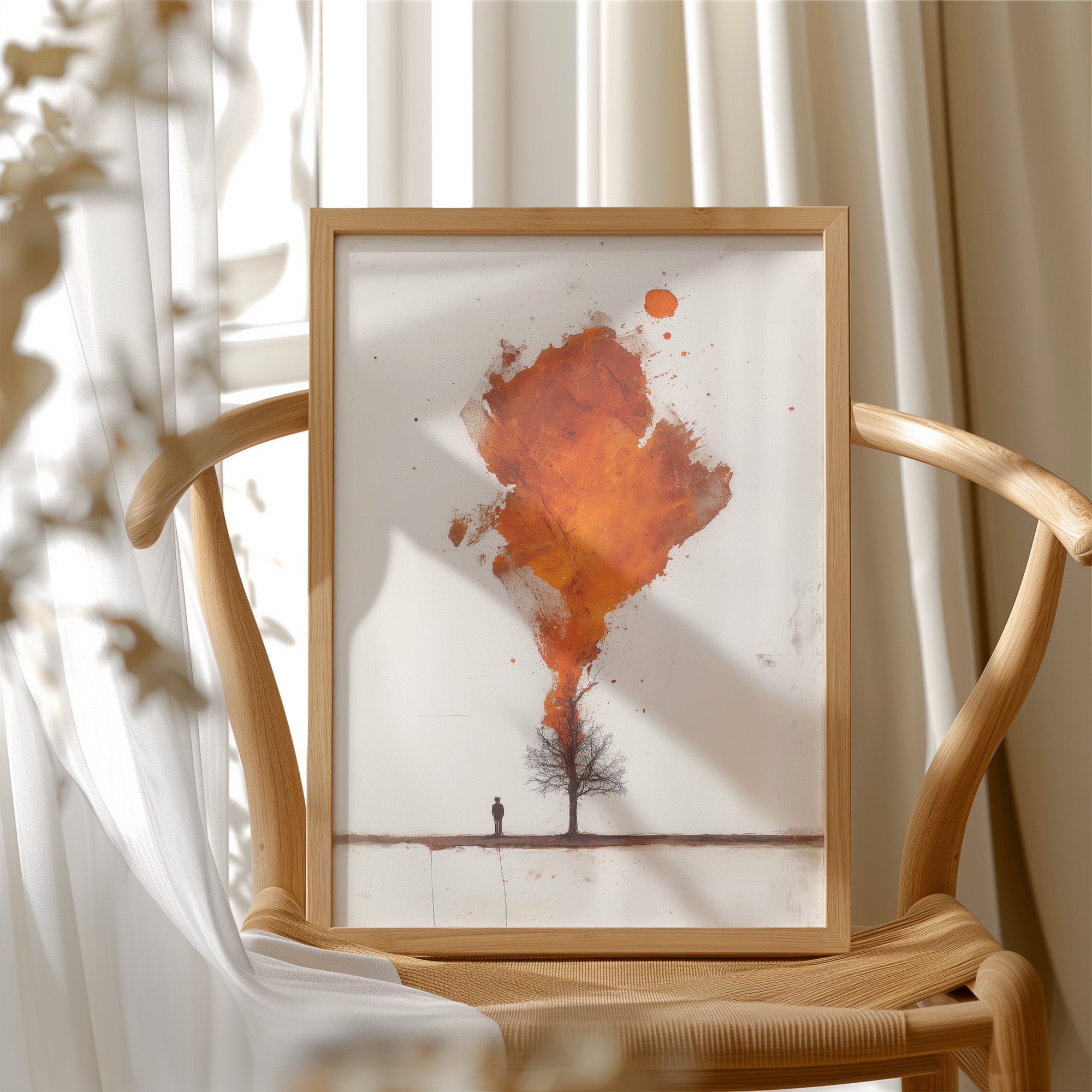 Autumn Inferno Breathes Above Solitude