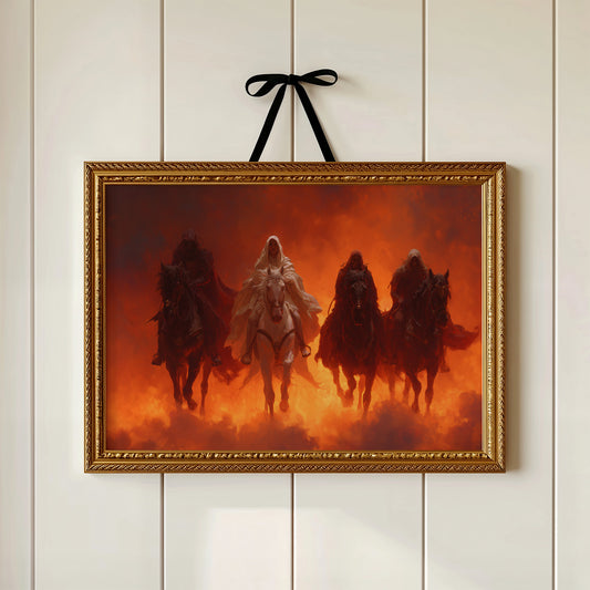 Harbingers Ride Through Crimson Veil