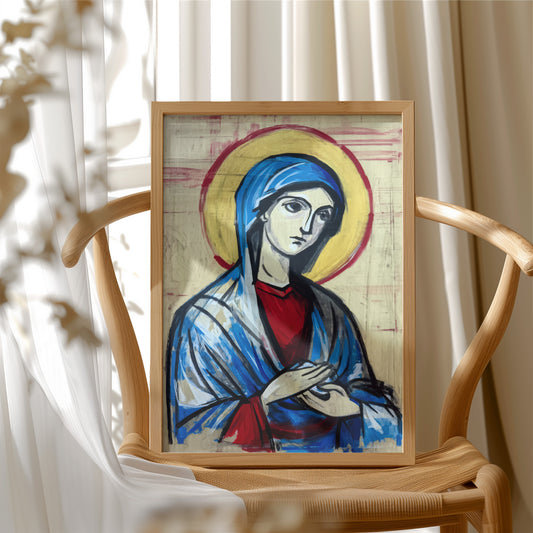 Modern Icon Reimagines Byzantine Tradition