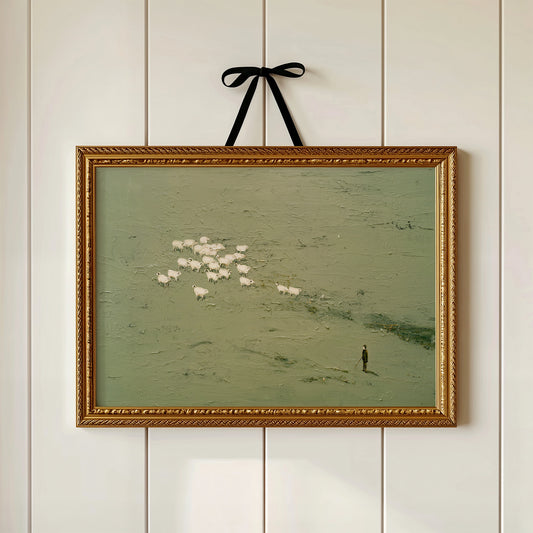 Pastoral Symphony in Sage and Ivory