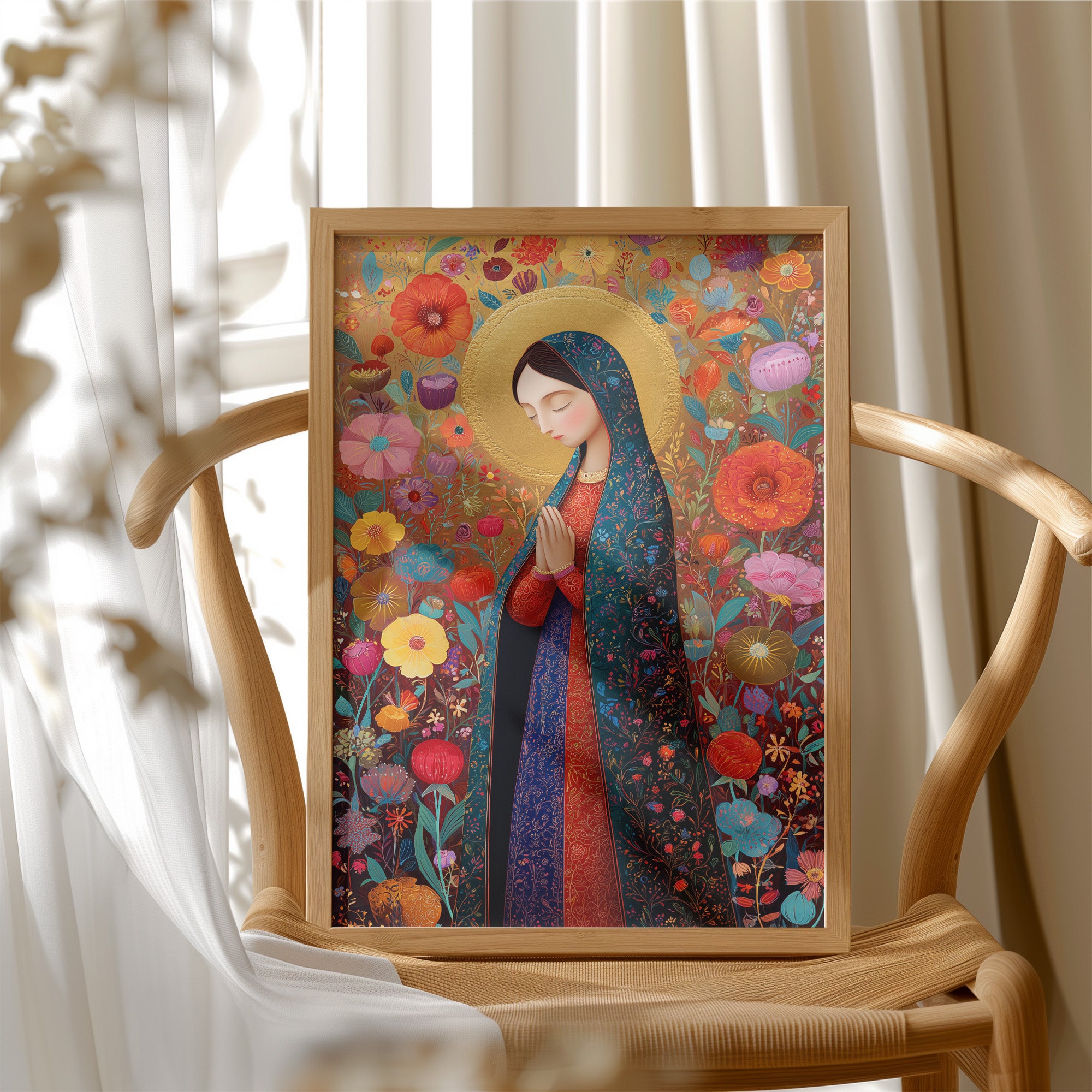 Blooming Devotion Crowned in Gold