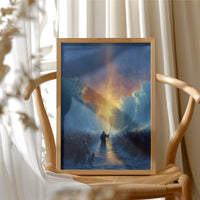 Divine Passage Through Parted Waters