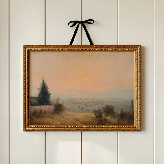 Apricot Haze Crowns Distant Valley