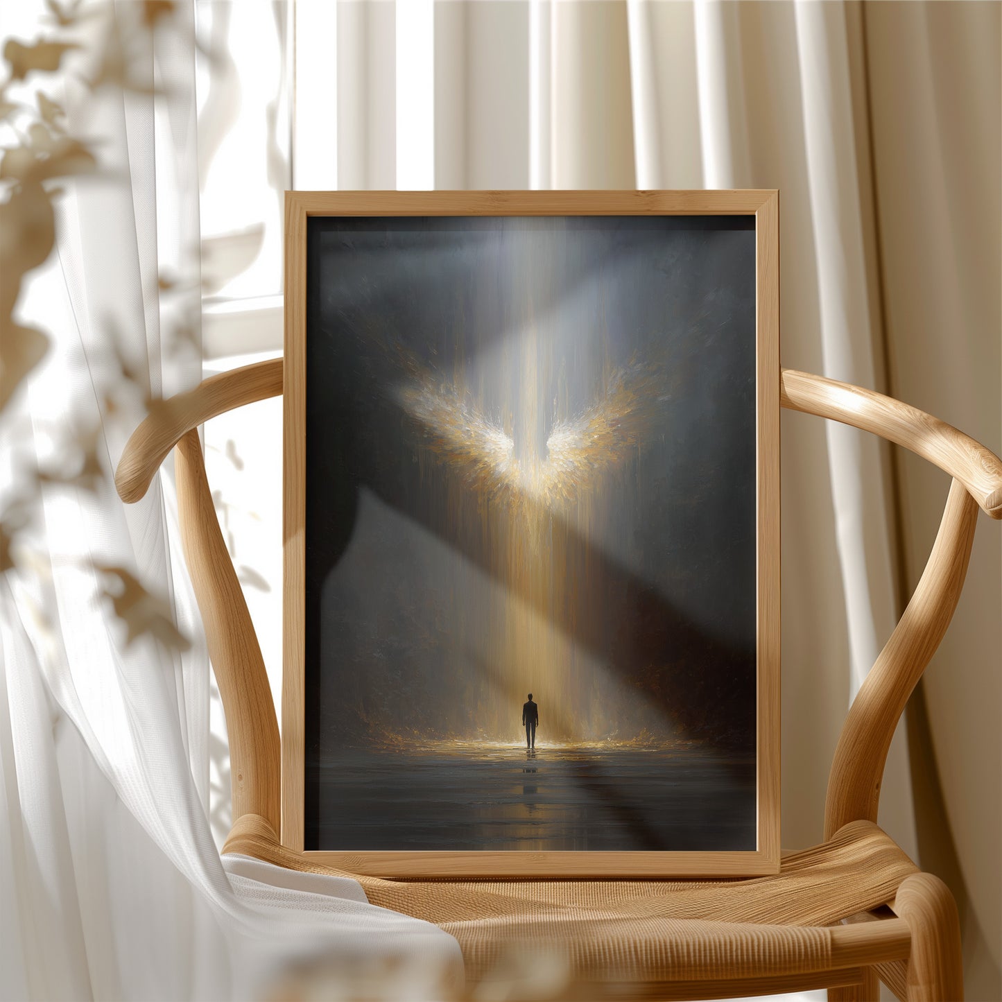 Celestial Radiance Beckons Mortal Witness