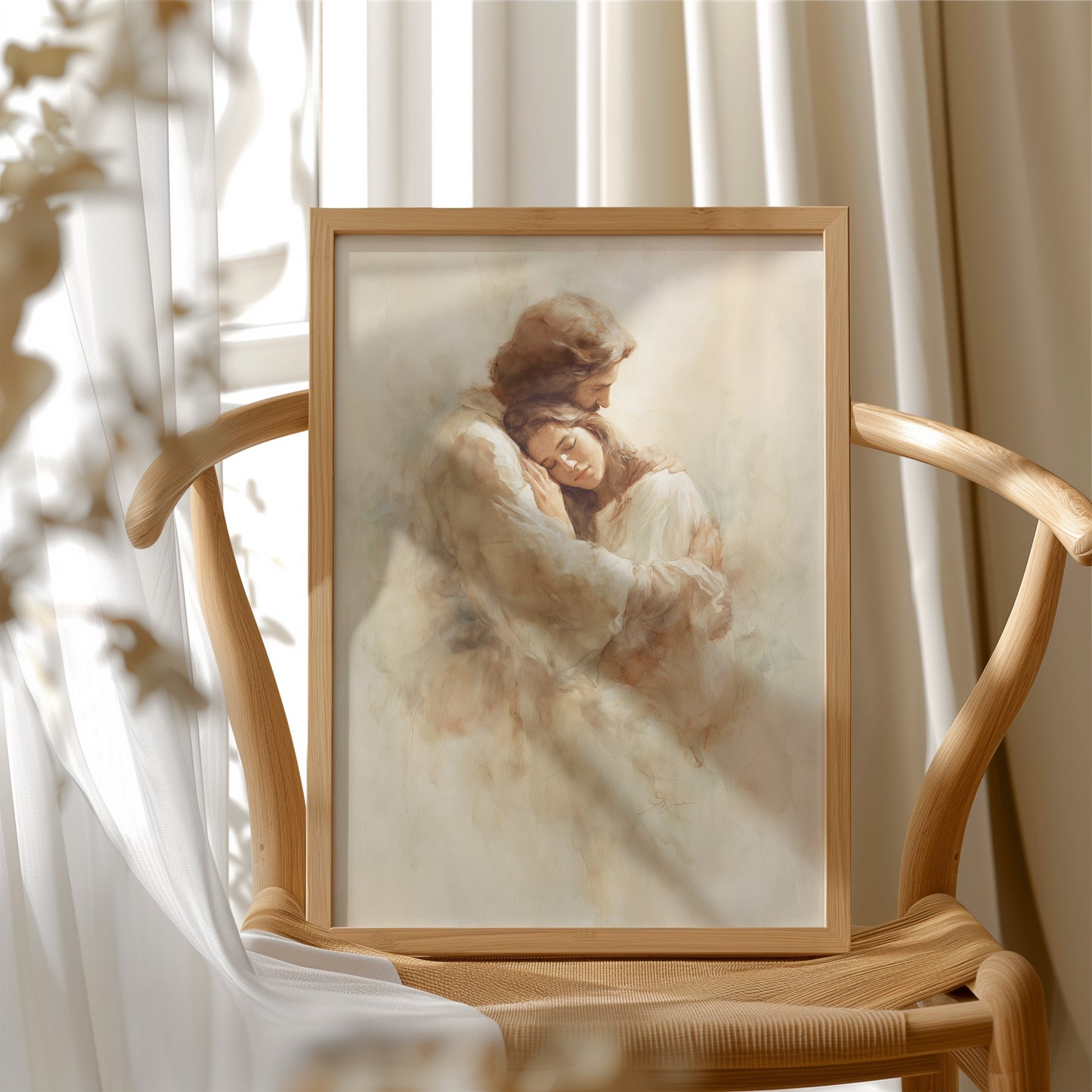 Divine Comfort Bathes Wounded Souls