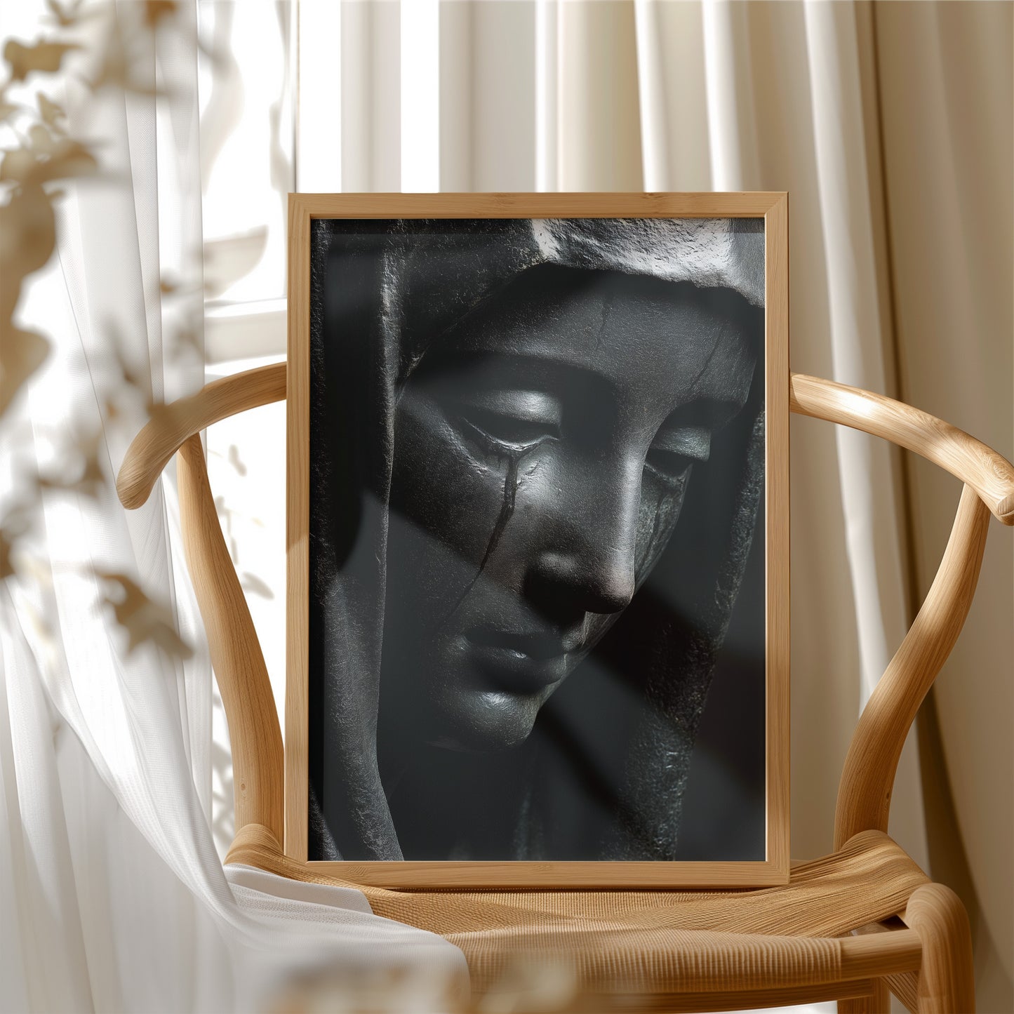 Obsidian Tears Carve Silent Prayers