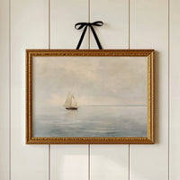 Solitude Sailing Through Ivory Waters