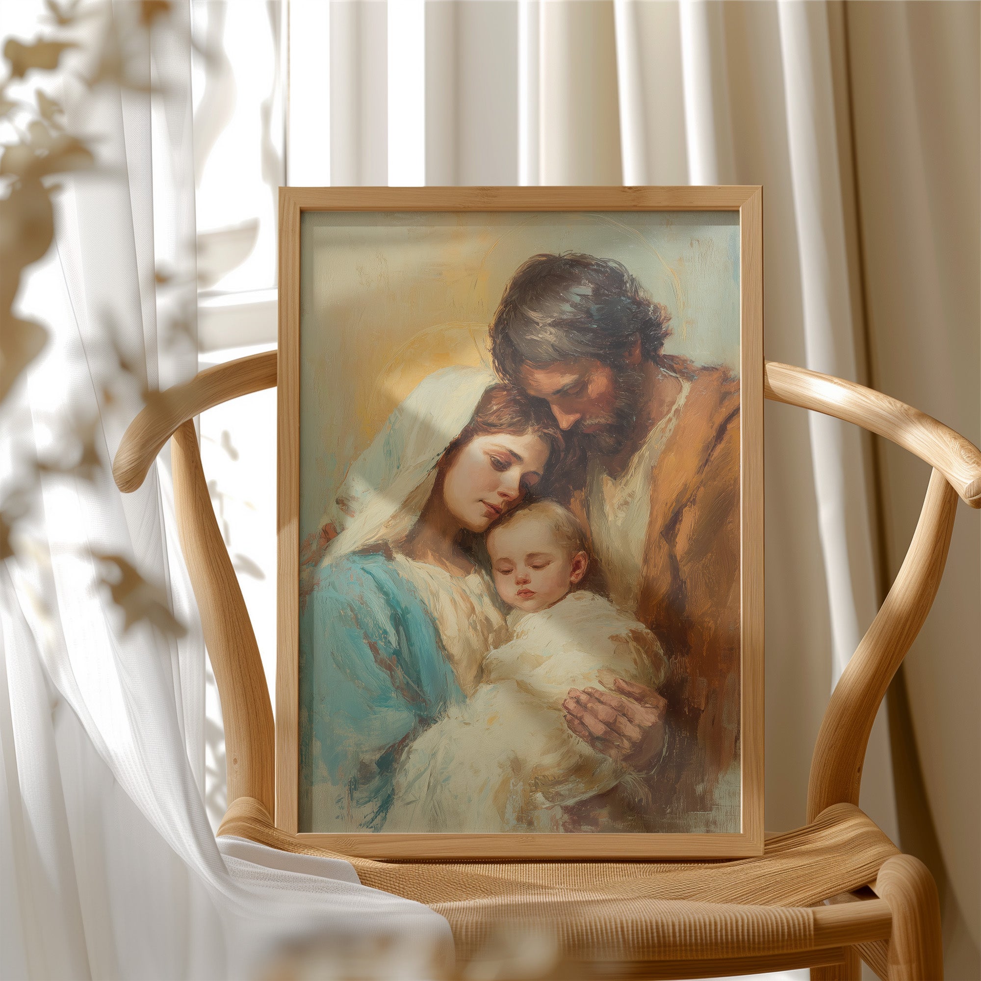 Tender Embrace in Heavenly Light