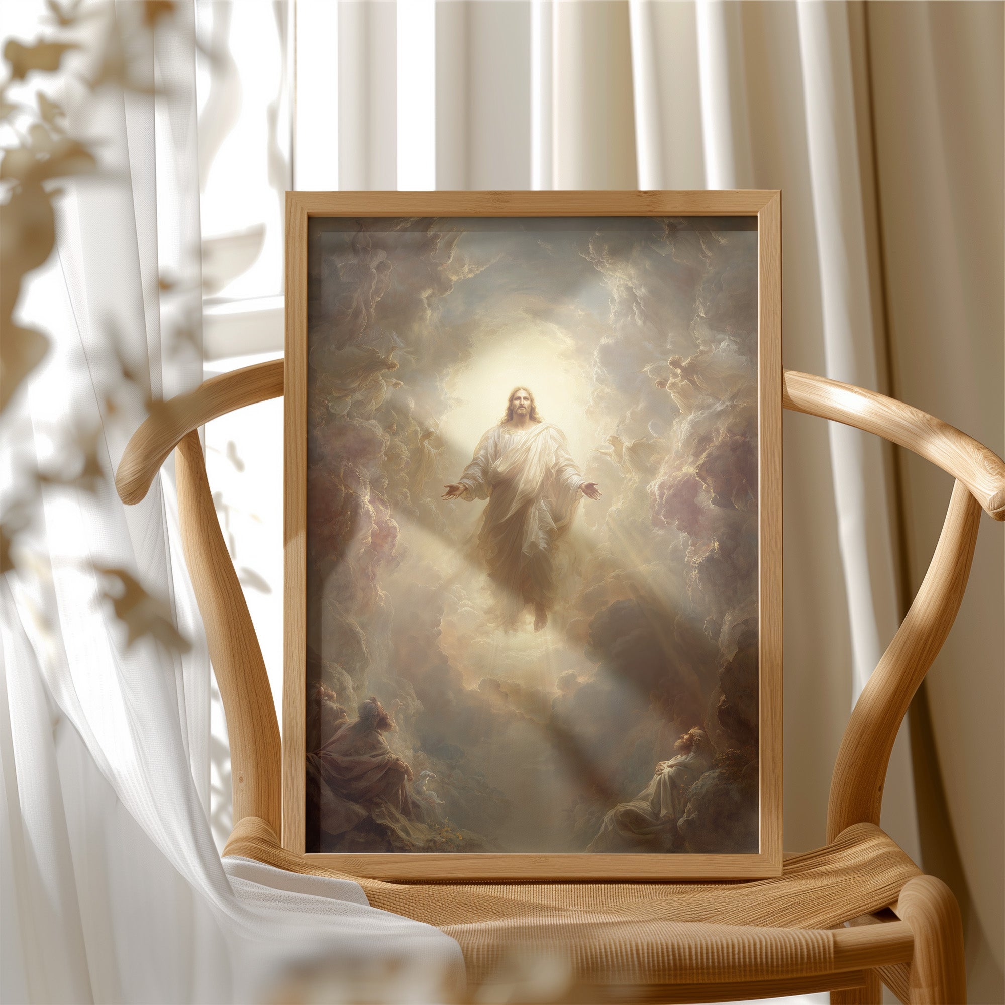 Divine Ascension Through Parted Heavens