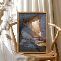 Empty Tomb Bathes in Resurrection Light