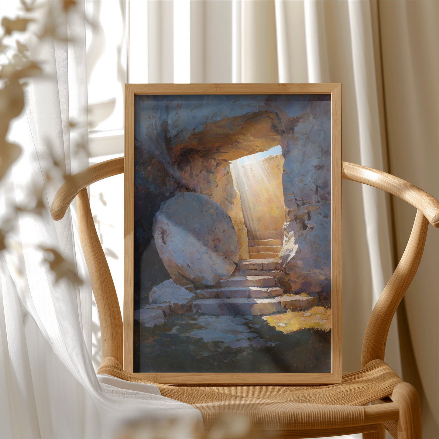 Empty Tomb Bathes in Resurrection Light