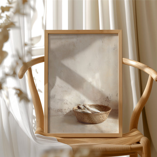 Silver Harvest Rests in Woven Simplicity