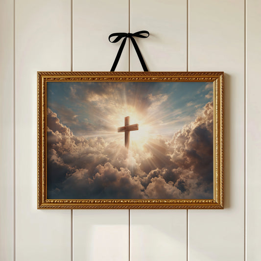 Divine Radiance Beyond Mortal Clouds