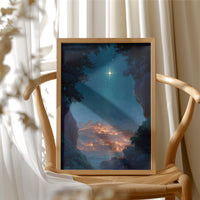 Celestial Guardian Illuminates Ancient Haven
