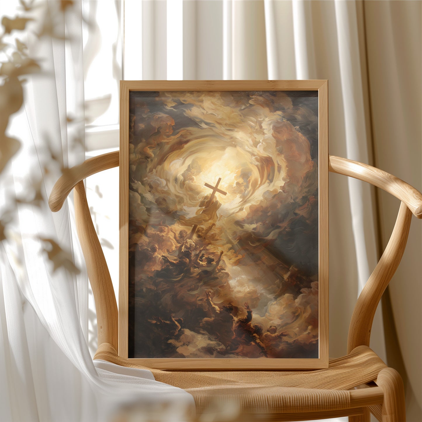 Divine Light Breaks Through Mortal Veil