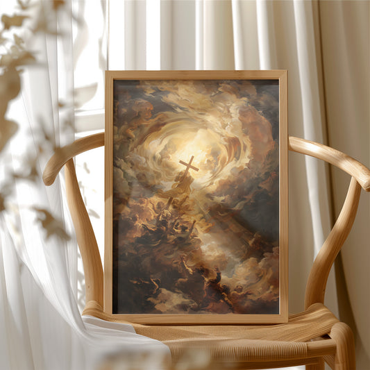 Divine Light Breaks Through Mortal Veil
