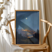 Celestial Beacon Illuminates Ancient Village