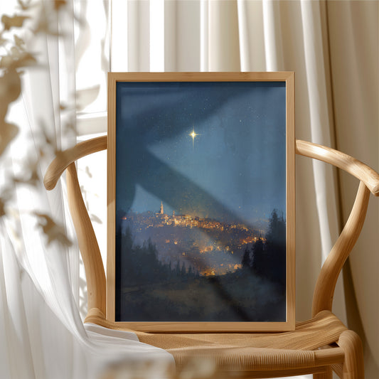 Celestial Beacon Illuminates Ancient Village