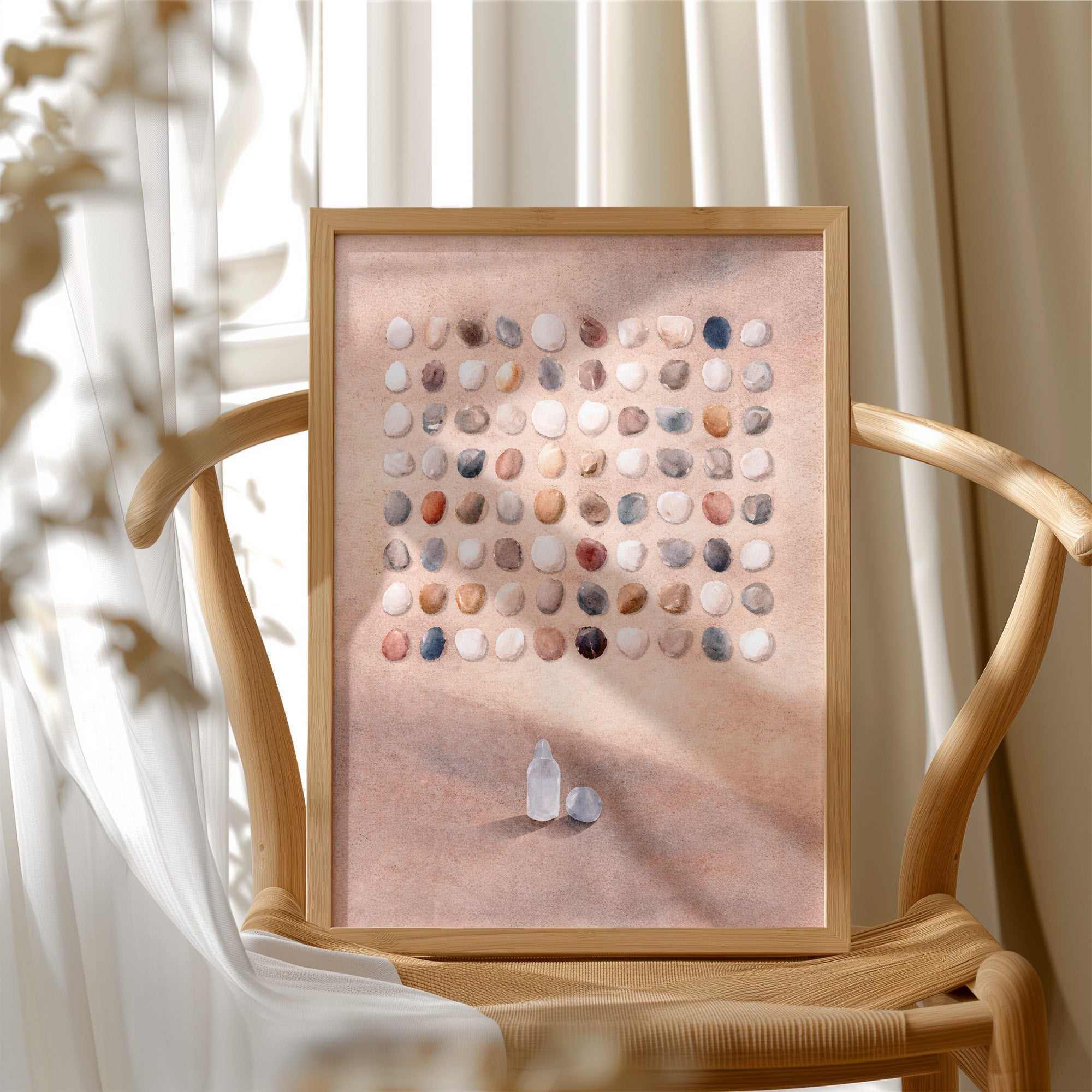 Shoreline Meditation: Pebbles and Crystal