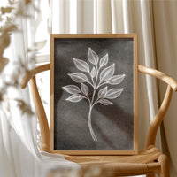 Luminous Foliage Against Midnight Canvas