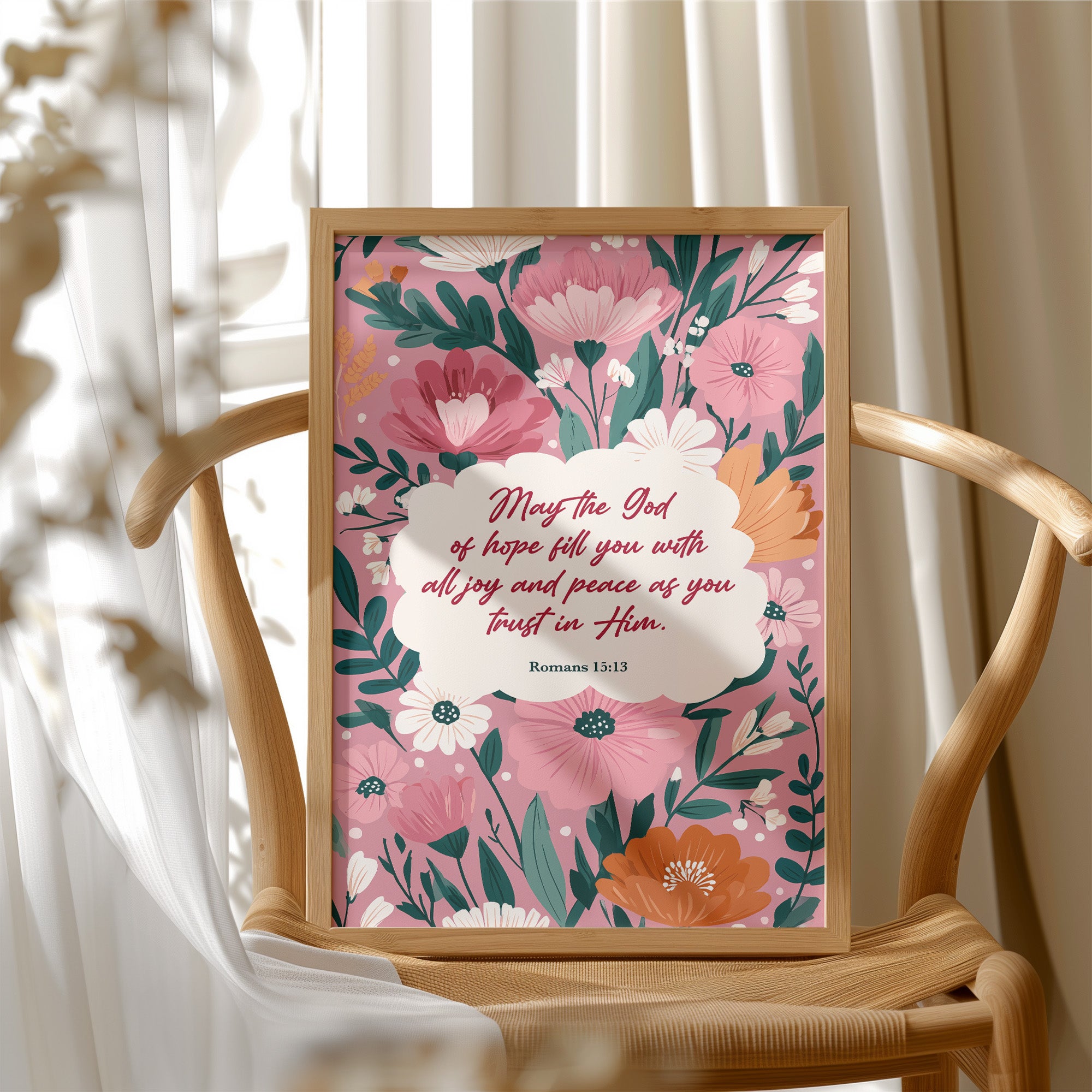 Blossoms of Faith: Scripture's Gentle Promise - Romans 15:13