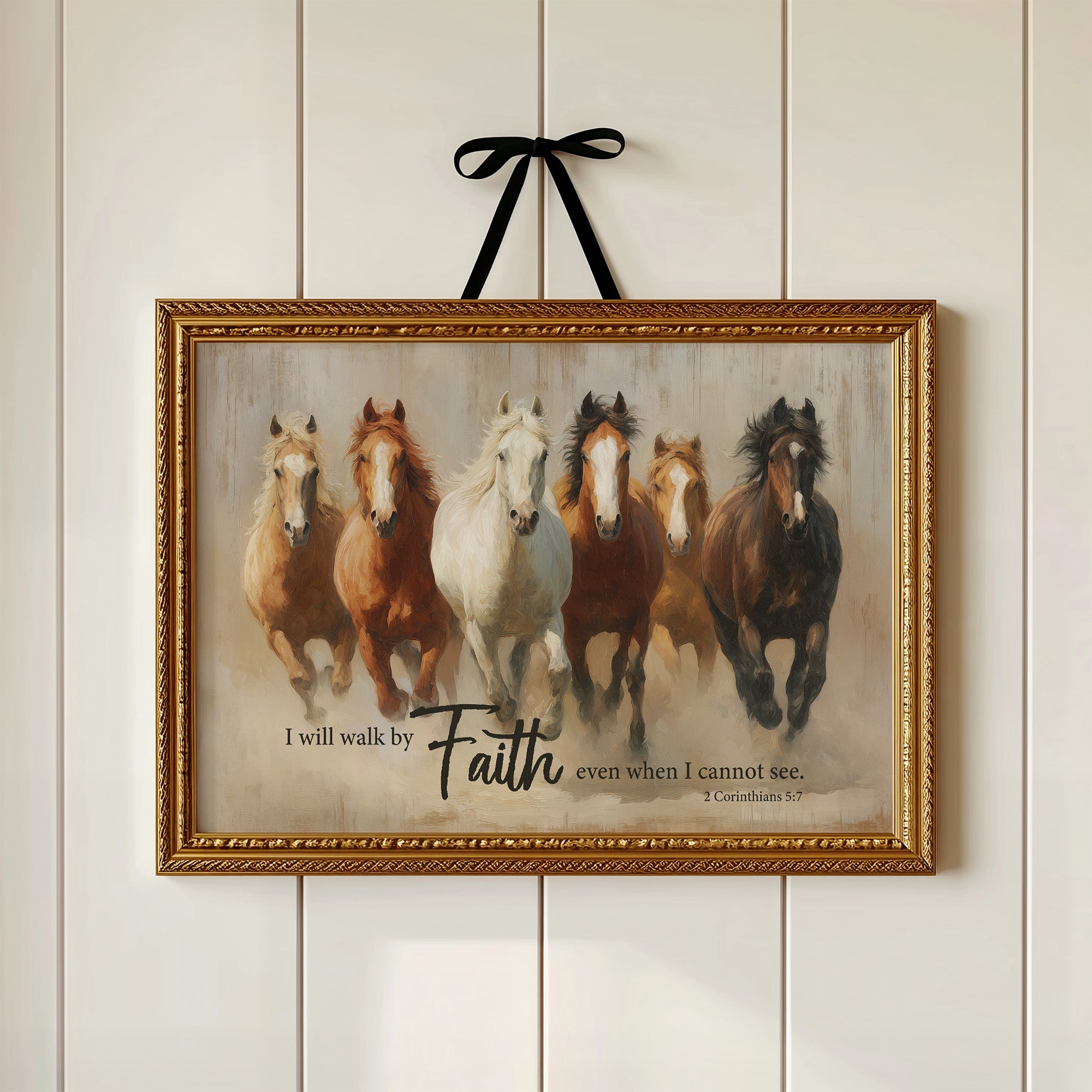Galloping Spirit: Journey of Unwavering Faith 2 Corinthians 5:7