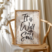 Rustic Affirmation Whispers Truth