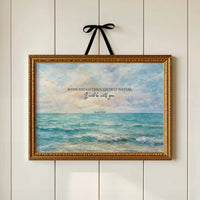 Promise Above Turquoise Tides Isaiah 43:2