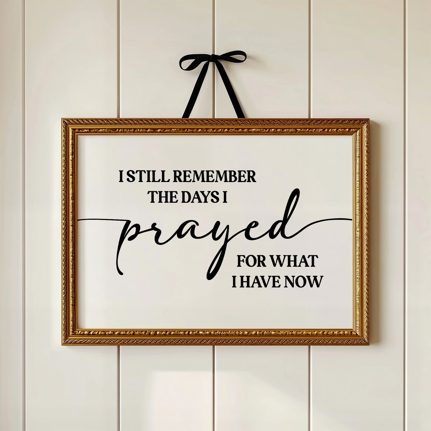 I Remember When This Was a Prayer