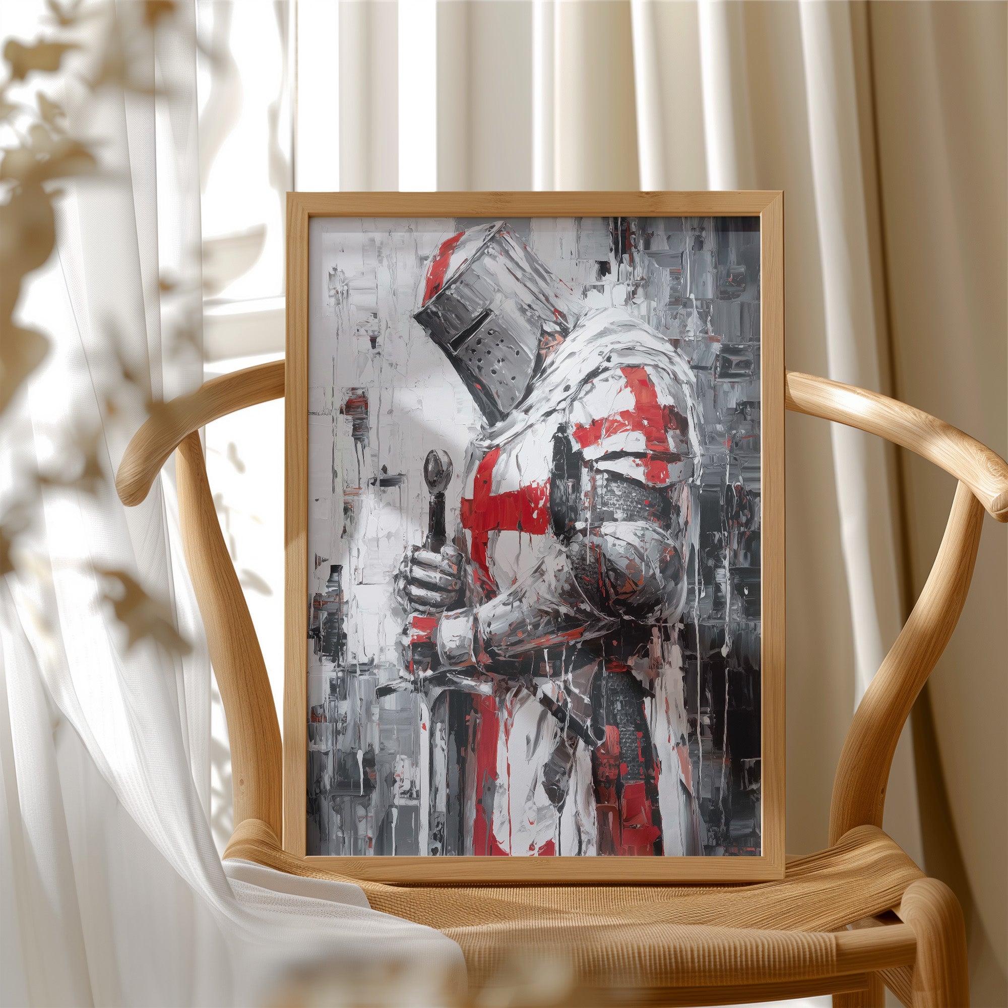 Templar's Oath Through Modern Strokes