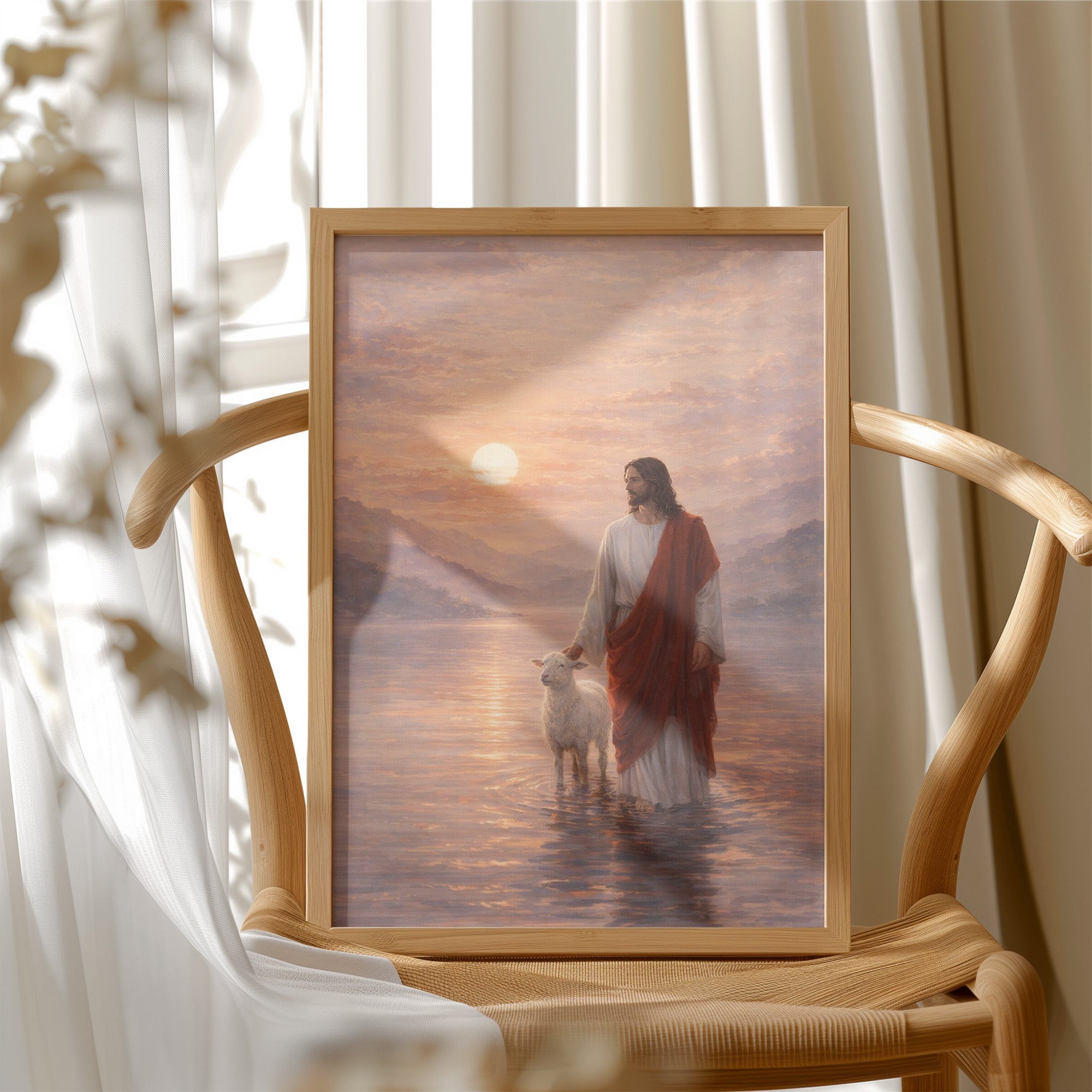 Tranquil Waters Harbor Sacred Dawn