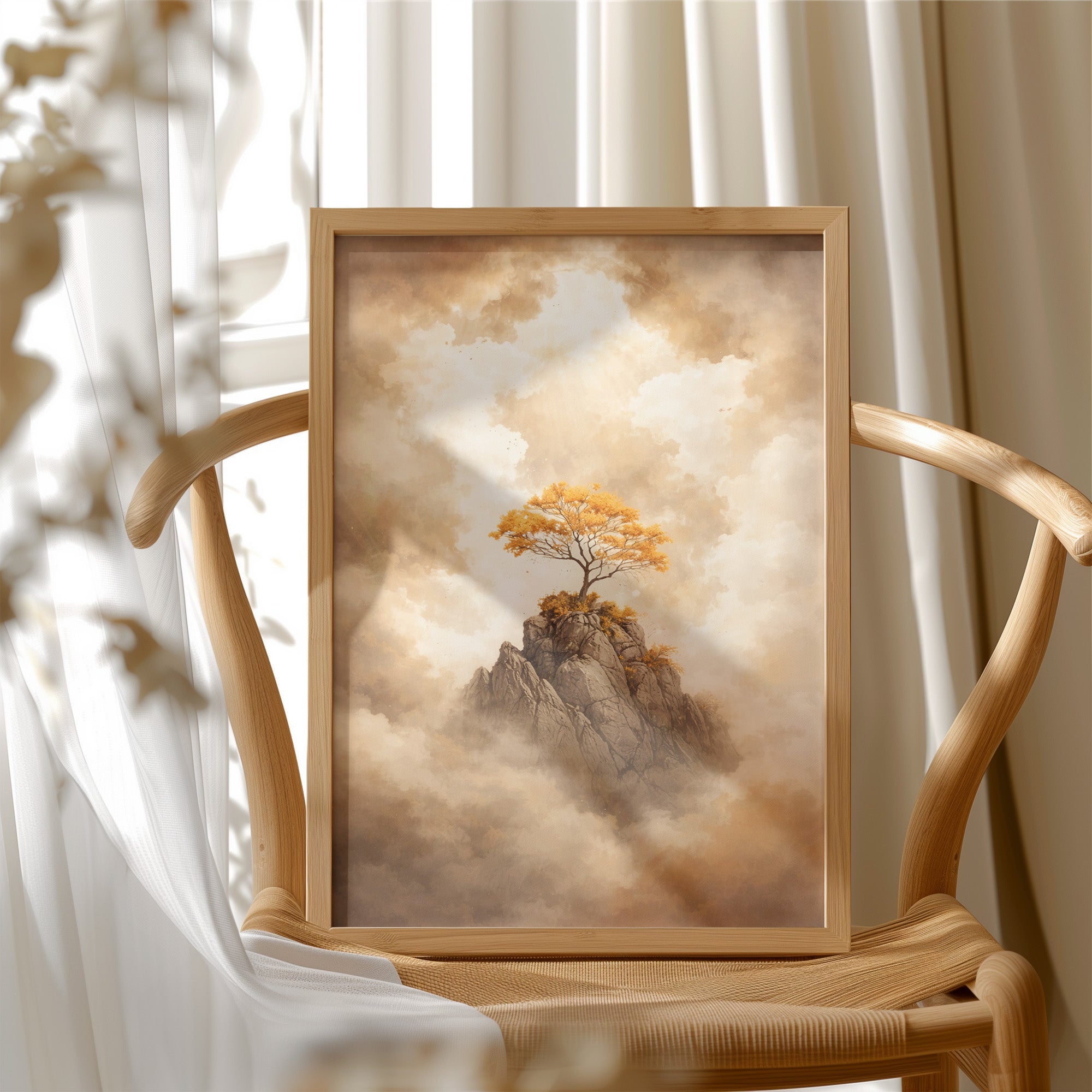 Solitary Sentinel Above Celestial Mists