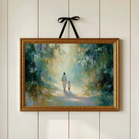 Ethereal Journey Through Luminous Forest