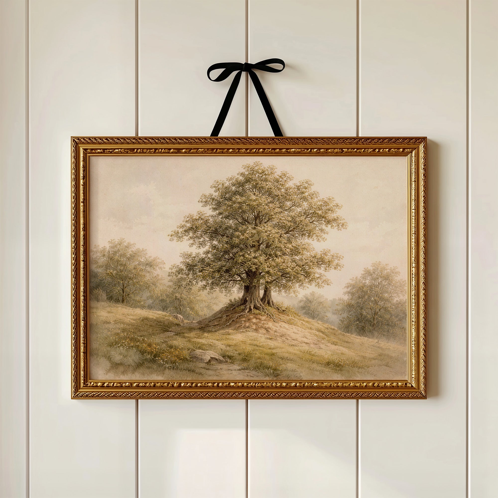 Sentinel Oak Crowns Golden Hilltop