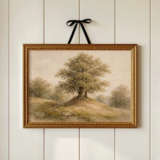 Sentinel Oak Crowns Golden Hilltop