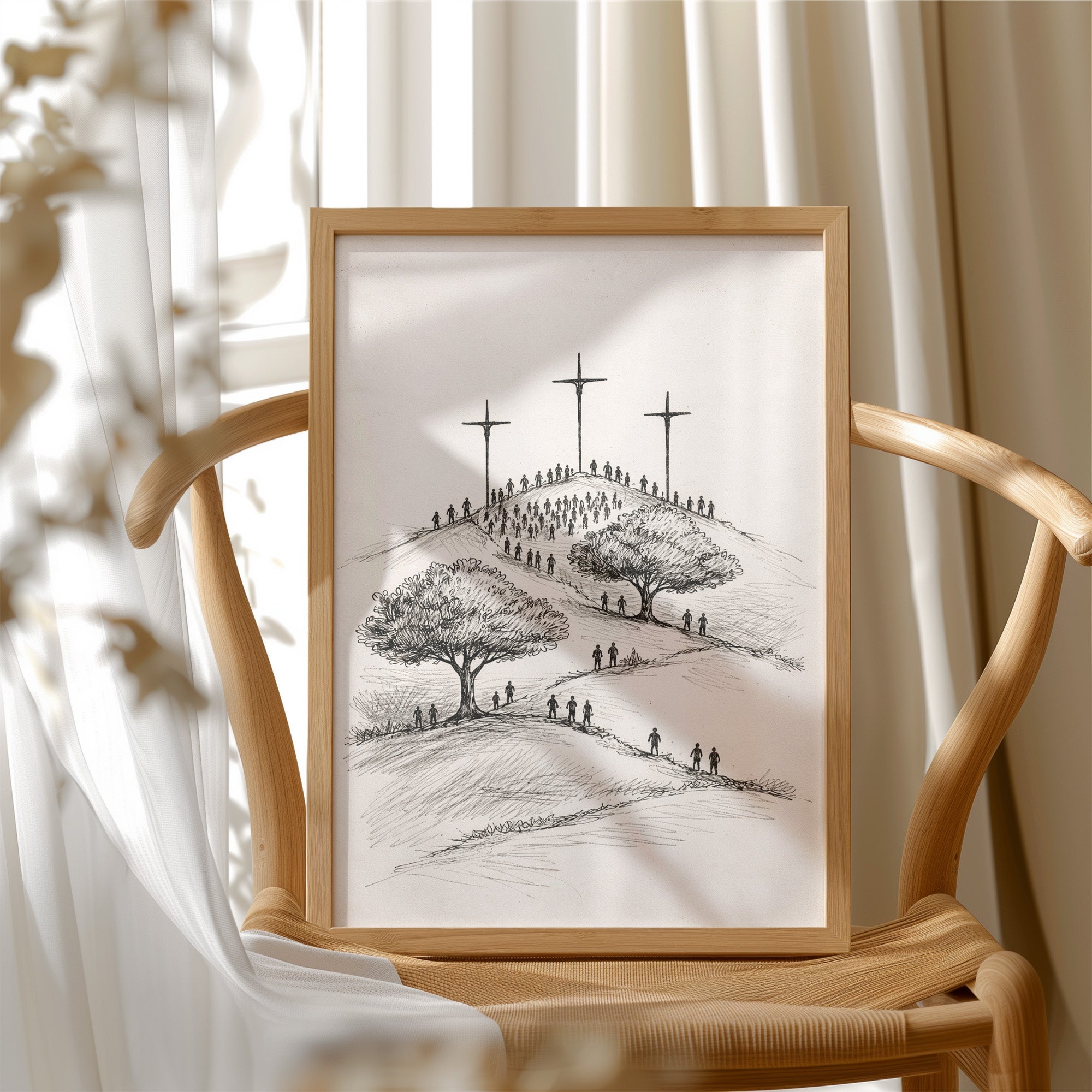 Pilgrimage Toward Three Crosses