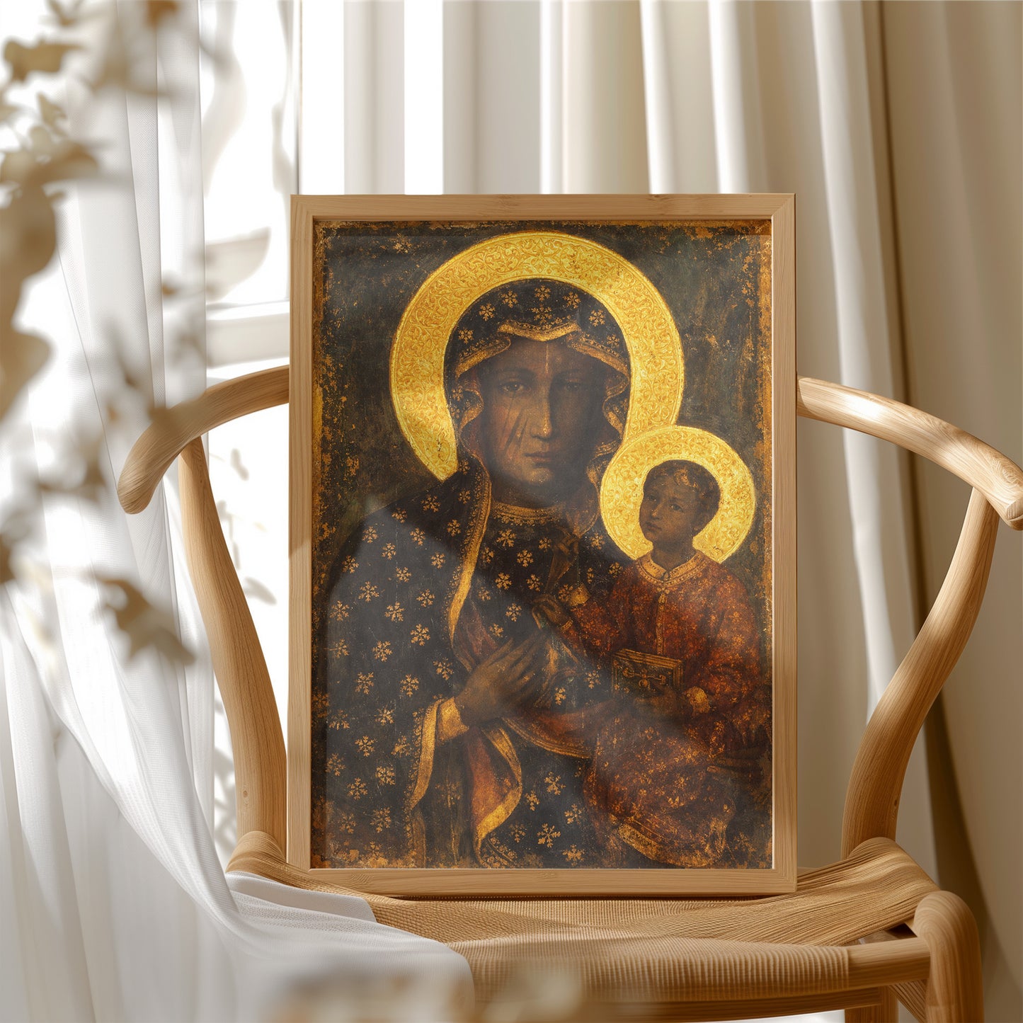 Byzantine Tears in Golden Halos