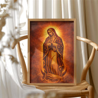 Radiant Devotion in Amber Light