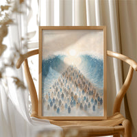 Exodus Through Parted Waters