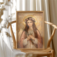 Saint Philomena in Quiet Devotion