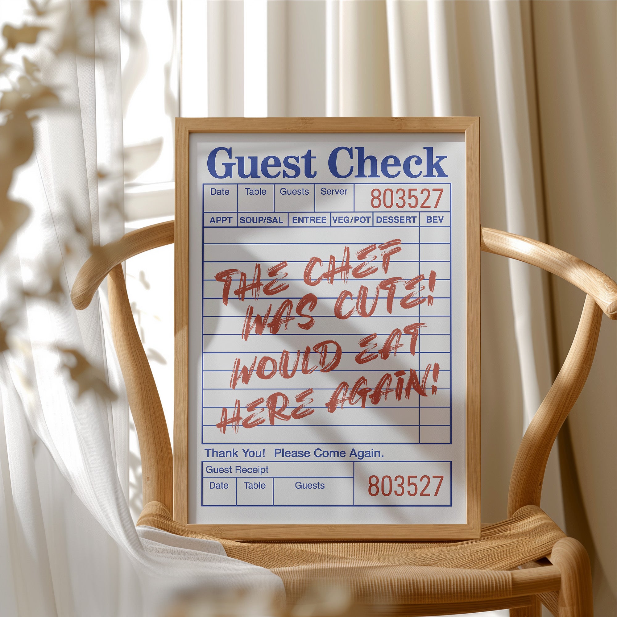Culinary Confessions on Receipt Paper