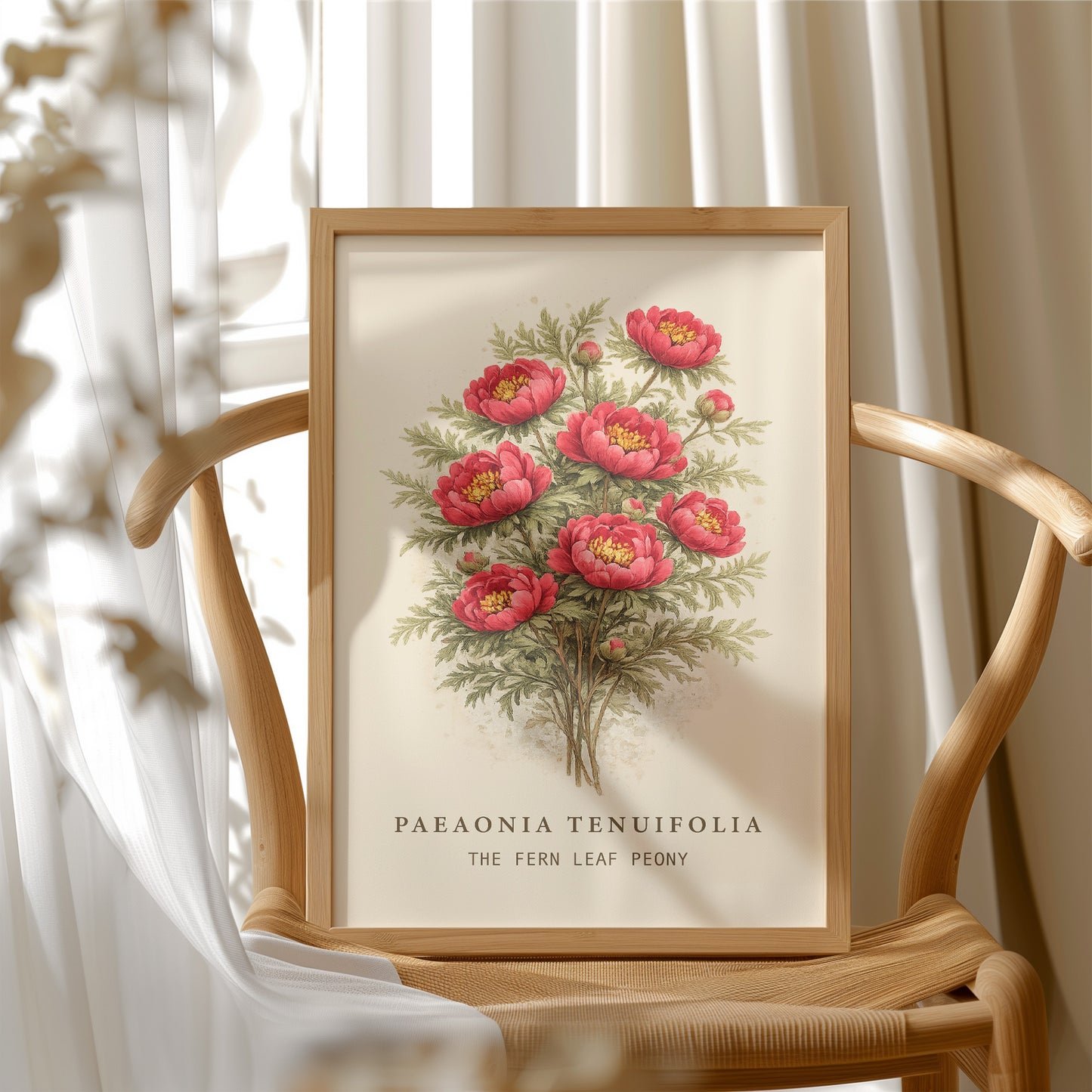 Crimson Nobility: Botanical Heritage Preserved