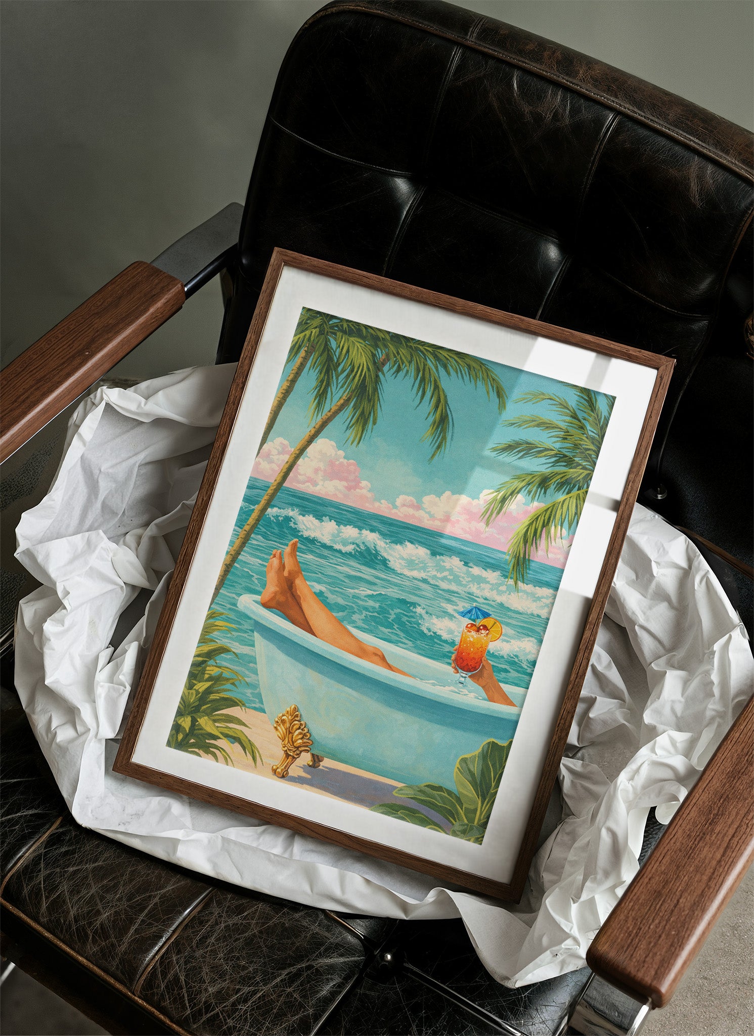 Coastal Bathtub Bliss: Paradise Reimagined