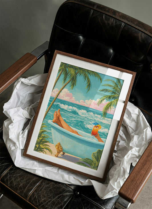 Coastal Bathtub Bliss: Paradise Reimagined
