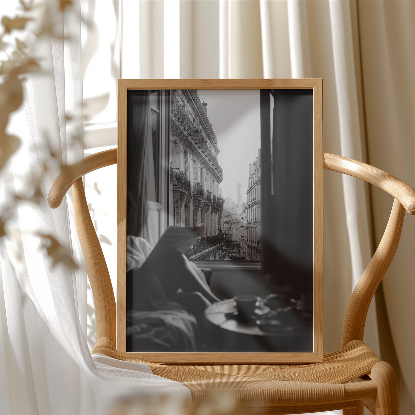 Parisian Reverie: Window to the Eiffel