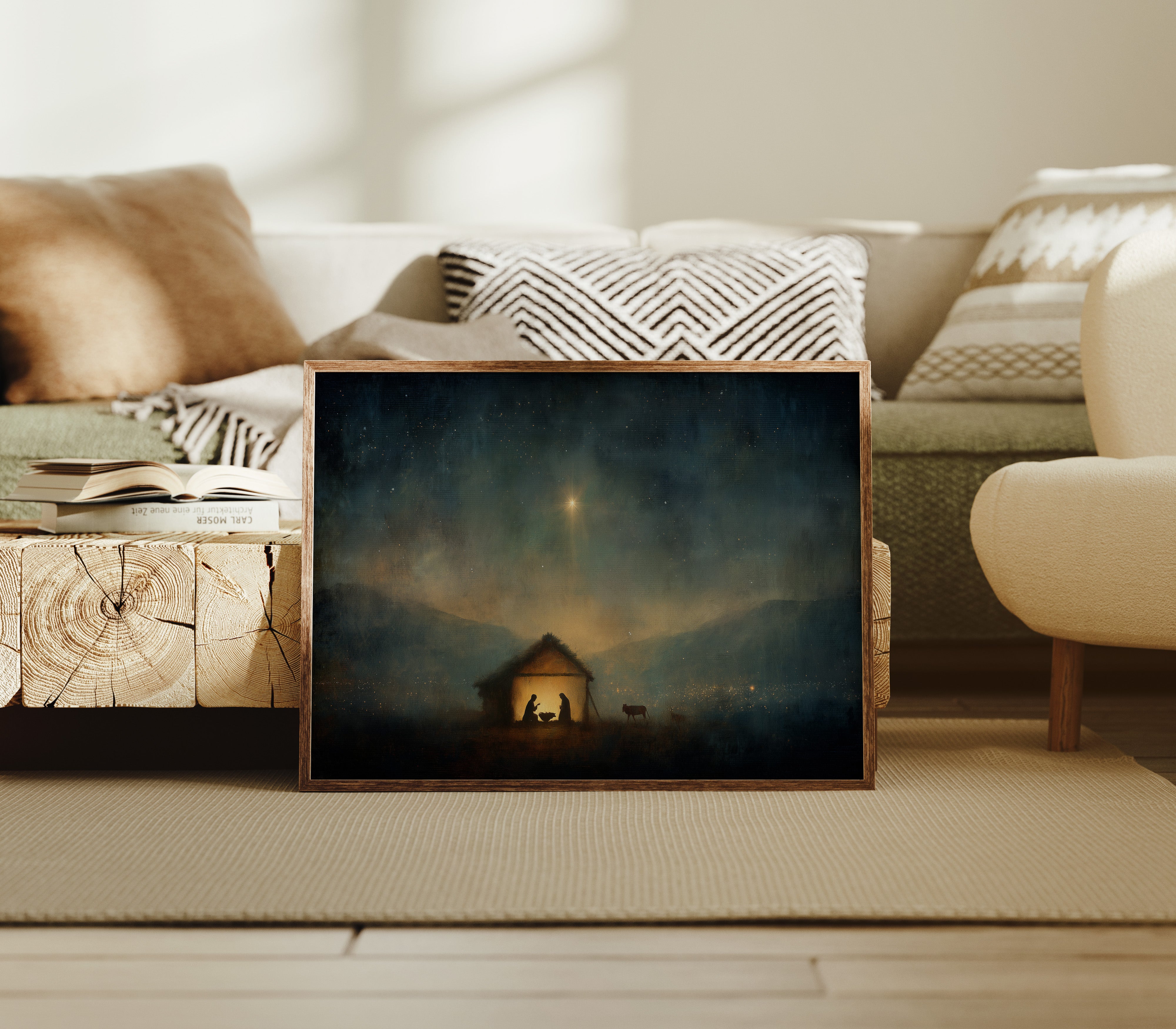 Celestial Light Guides Sacred Night