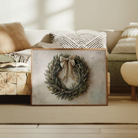 Evergreen Elegance Adorned With Silk