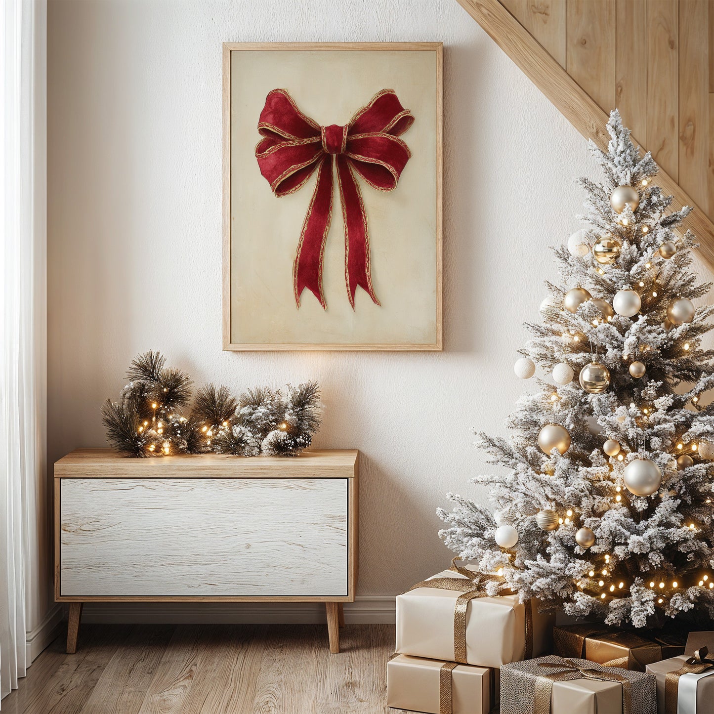 Crimson Elegance: The Gift Unwrapped